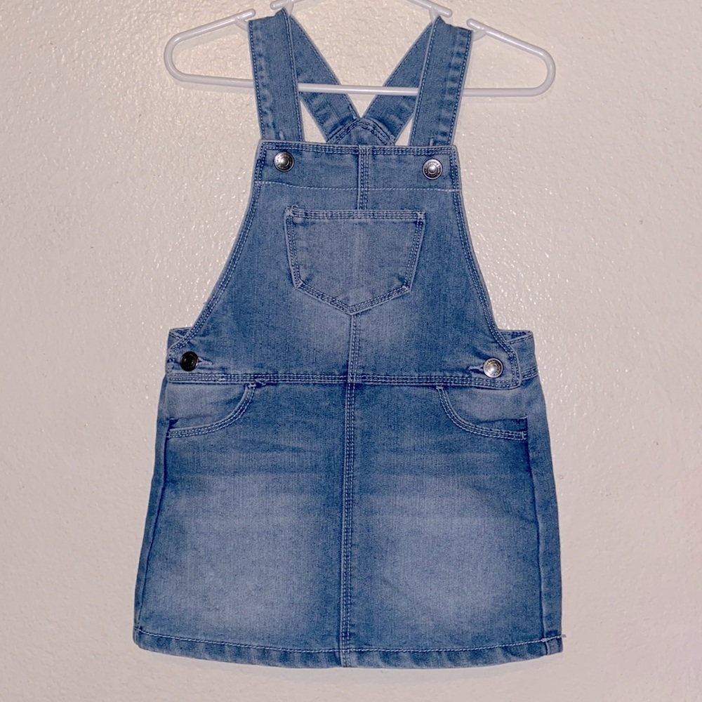 Jumping beans 2T overall skirt denim
